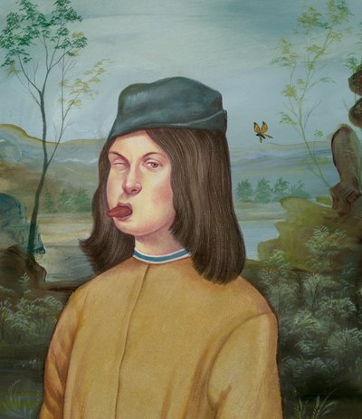 Junger Junge mit Attitüde, 2018 von Anita Kunz