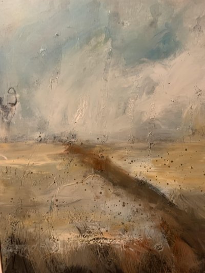 Gelassene abstrakte Landschaft von Anna-Karin Bergius