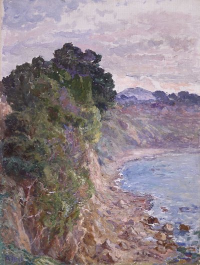 Klippen an der Küste von Sanary, Provence von Anna Boch