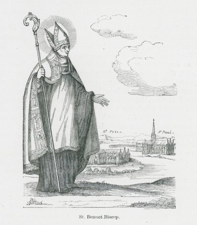 St. Bennet Biscop von Anna Brownell Jameson