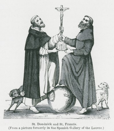 St. Dominikus und St. Franziskus von Anna Brownell Jameson
