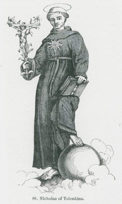 St. Nikolaus von Tolentino von Anna Brownell Jameson