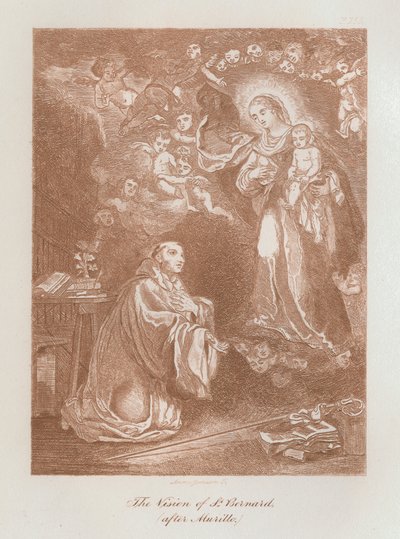 Die Vision des Heiligen Bernhard von Clairvaux von Anna Brownell Jameson