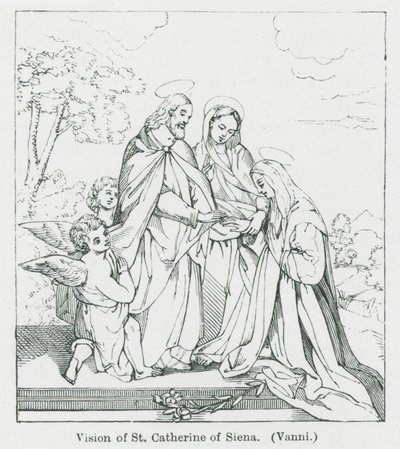 Vision der St. Katharina von Siena von Anna Brownell Jameson