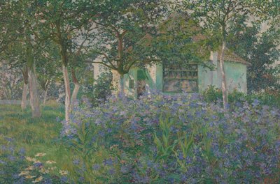 Mein Atelier im Juni von Anna de Weert