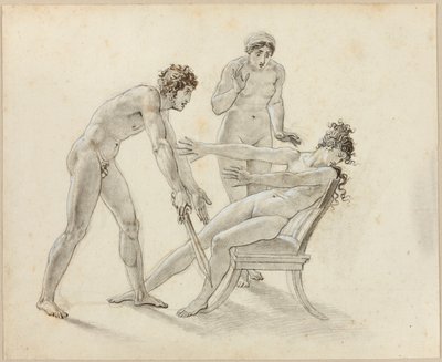 Hermione weist Orestes zurück von Anne-Louis Girodet de Roucy-Trioson