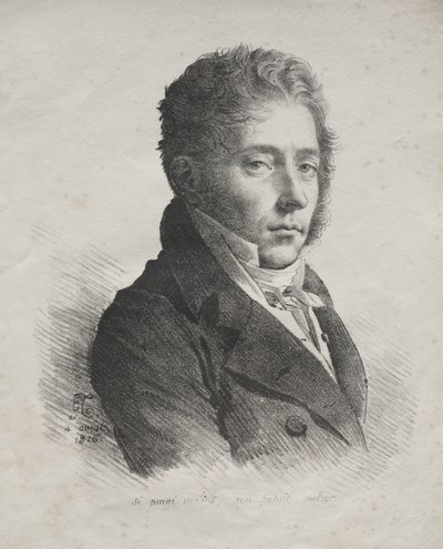 Sammlung lithografischer Versuche: Porträt von M. Coupin de La Couperie von Anne-Louis Girodet de Roucy-Trioson