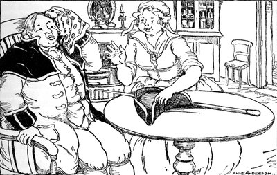 Mr. Bumble wischte sich den Schweiß von der Stirn, den sein Spaziergang verursacht hatte, 1937 von Anne Anderson