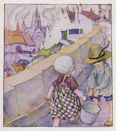 Kinderreim: Jack und Jill gingen den Hügel hinauf von Anne Anderson