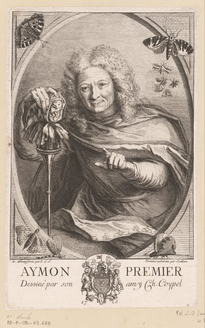 Porträt von Étienne Isidore Théophile Aymon von Anne Claude Philippe Caylus