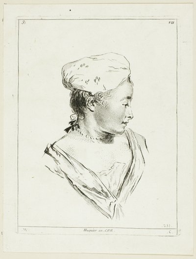 Frauenkopf von Anne Claude Philippe Caylus