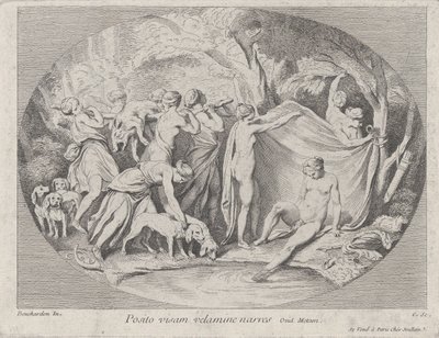 Diana beim Bad nach der Rückkehr von der Jagd von Anne Claude Philippe de Caylus