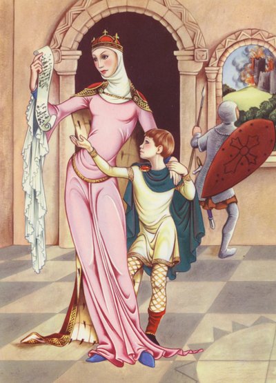 Königin Mathilde und ihr Sohn Heinrich von Anne & Johnstone Janet (1928 79) Johnstone