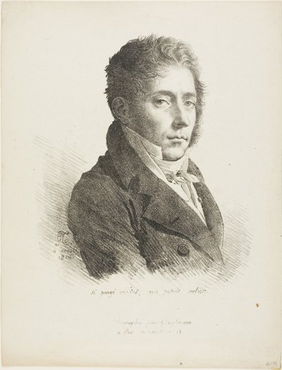 Porträt von Coupin de la Couperie von Anne Louis Girodet de Roussy Trioson