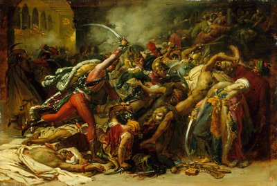 Skizze für den Aufstand von Kairo von Anne Louis Girodet de Roussy Trioson