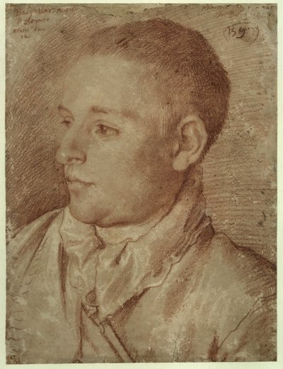 Bildnis des Baldassare Aloisi, genannt Galanino von Annibale Carracci