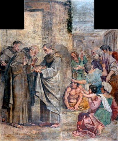 Das Wunder der Rosen von Annibale Carracci