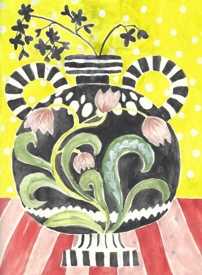 Kühnes florales Stillleben von Annick