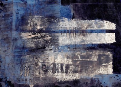 Indigo-Pinselstrich-Schichten von Annick