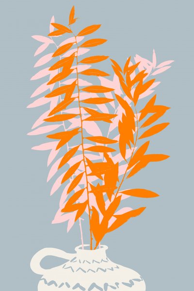 Minimalistisches botanisches Stillleben von Annick