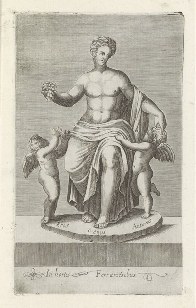 Skulpturengruppe mit Venus zwischen Eros und Anteros von Anonymous