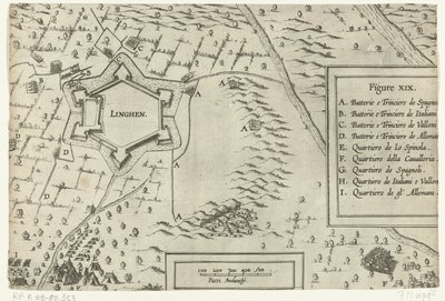 Belagerung und Eroberung von Lingen durch Spinola, 1605 von Anonymous