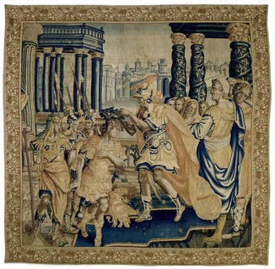 Coriolanus erhält den Lorbeerkranz (Die Geschichte von Coriolanus) von Anonymous