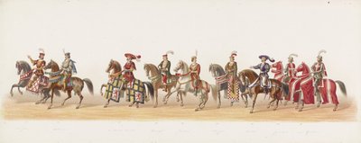 Delfter Umzug von 1873 (siebte Platte) von Anonymous