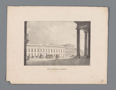 Ansicht von Brüssel von Anonymous