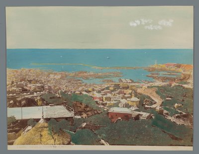 Ansicht von Genua und dem Ligurischen Meer, Italien von Anonymous
