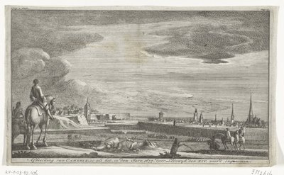 Ansicht von Kamerijk, 1677 von Anonymous