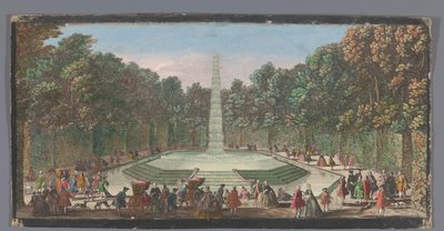 Ansicht des Fontaine de l’Obélisque im Garten von Versailles von Anonymous