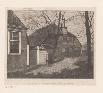 Ansicht der Sint-Willebrordus-Kirche außerhalb der Veste in Amsterdam von Anonymous
