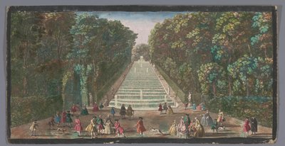 Ansicht der Kaskaden des Gartens des Château de Marly von Anonymous
