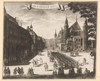 Ansicht des Binnenhofs in Den Haag von Anonymous