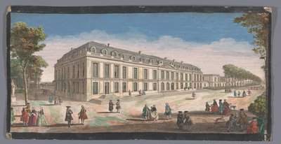 Ansicht des Château de Choisy vom Garten aus von Anonymous
