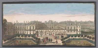 Ansicht des Palais Royal in Paris von Anonymous