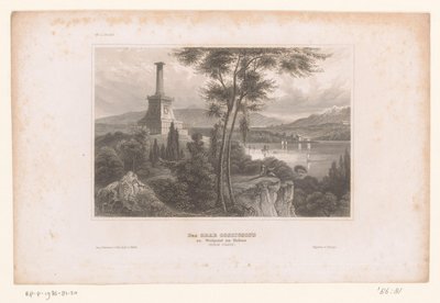 Ansicht des Grabes von Kosciuszko am Hudson von Anonymous
