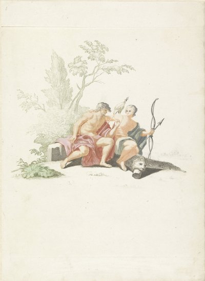 Herkules und Omphale von Anonymous