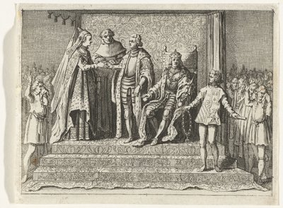 Hochzeit von Jacoba von Bayern und Frank von Borselen, 1434 von Anonymous