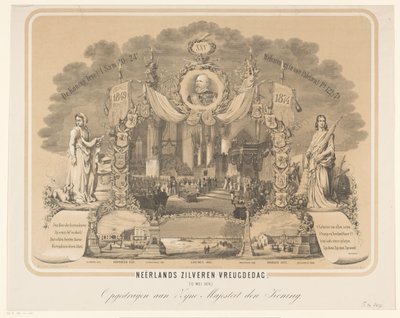 Krönung von Wilhelm III. zum König der Niederlande von Anonymous