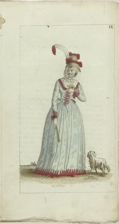 Kabinet der Mode und des Geschmacks 1791, Pl. IX von Anonymous
