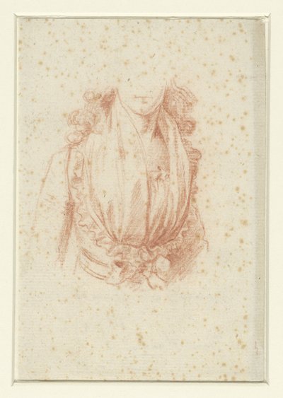Kostümstudie für ein Porträt von Madame Moreau von Anonymous
