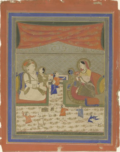 Nanda und Yasoda mit Krishna und Balarama von Anonymous
