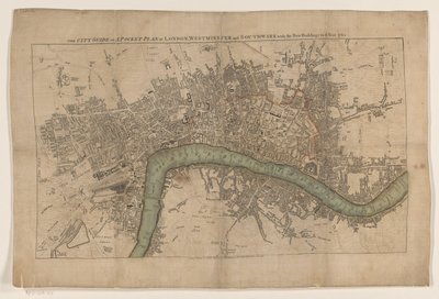 Stadtplan von London, 1761 von Anonymous
