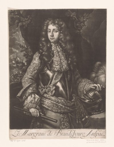 Portret van Johan Frederik van Brandenburg-Ansbach von Anonymous