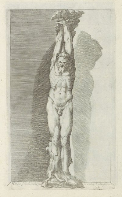 Skulptur von Marsyas von Anonymous