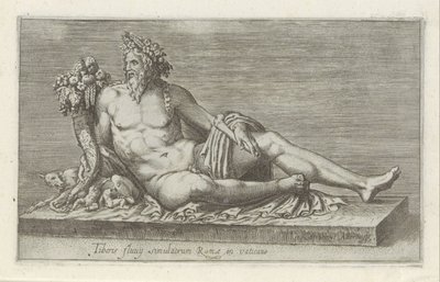 Skulptur des Flusses Tiber von Anonymous