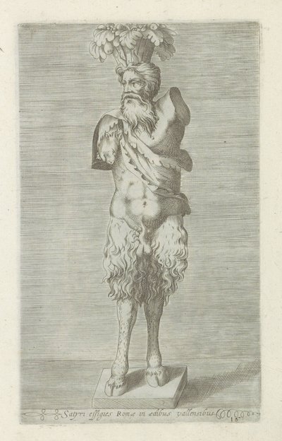 Skulptur eines Satyrs von Anonymous