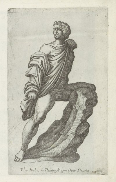 Skulptur eines Sohnes von Niobe von Anonymous